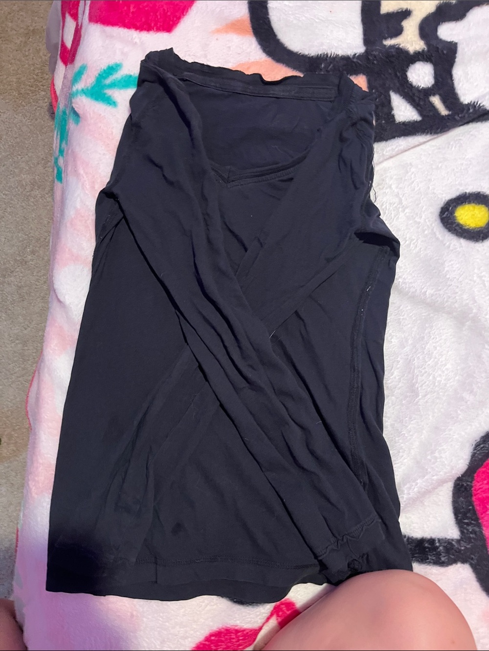 Women’s Black Wrap-Style Skirt